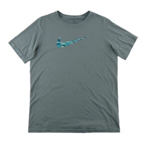 T shirt homme manches courtes gris Nike Col Rond