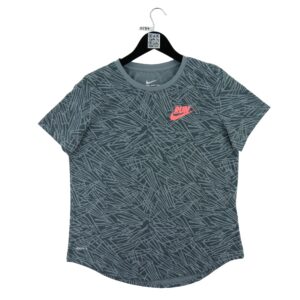 T shirt manches courtes femme gris Nike Col Rond