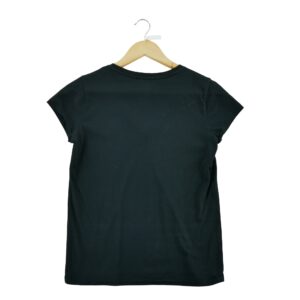 T shirt manches courtes femme noir Polo Ralph Lauren Col V