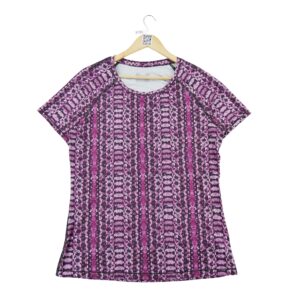 T shirt manches courtes femme rose Under Armour Motif imprime Col Rond
