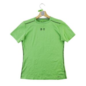T shirt manches courtes femme vert Under Armour Col Rond