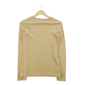 T shirt manches longues femme beige Lauren Ralph Lauren Col Rond