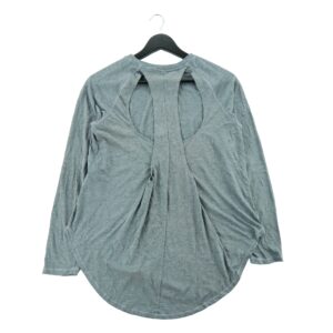 T shirt manches longues femme gris Under Armour Col Rond