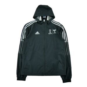 Veste de survetements homme manches longues noir Adidas Col Montant