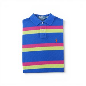 Polo manches courtes Homme Bleu