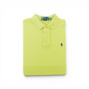 Polo manches courtes Homme Jaune