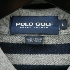 Polo manches longues Homme Gris