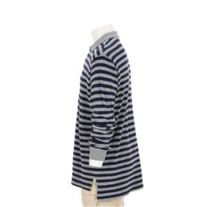 Polo manches longues Homme Gris