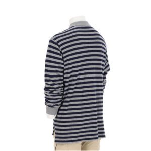 Polo manches longues Homme Gris