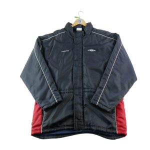 Blouson homme manches longues marine Umbro Col Montant