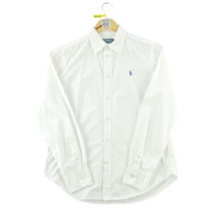 Chemise classiques homme manches longues blanc Polo Ralph Lauren