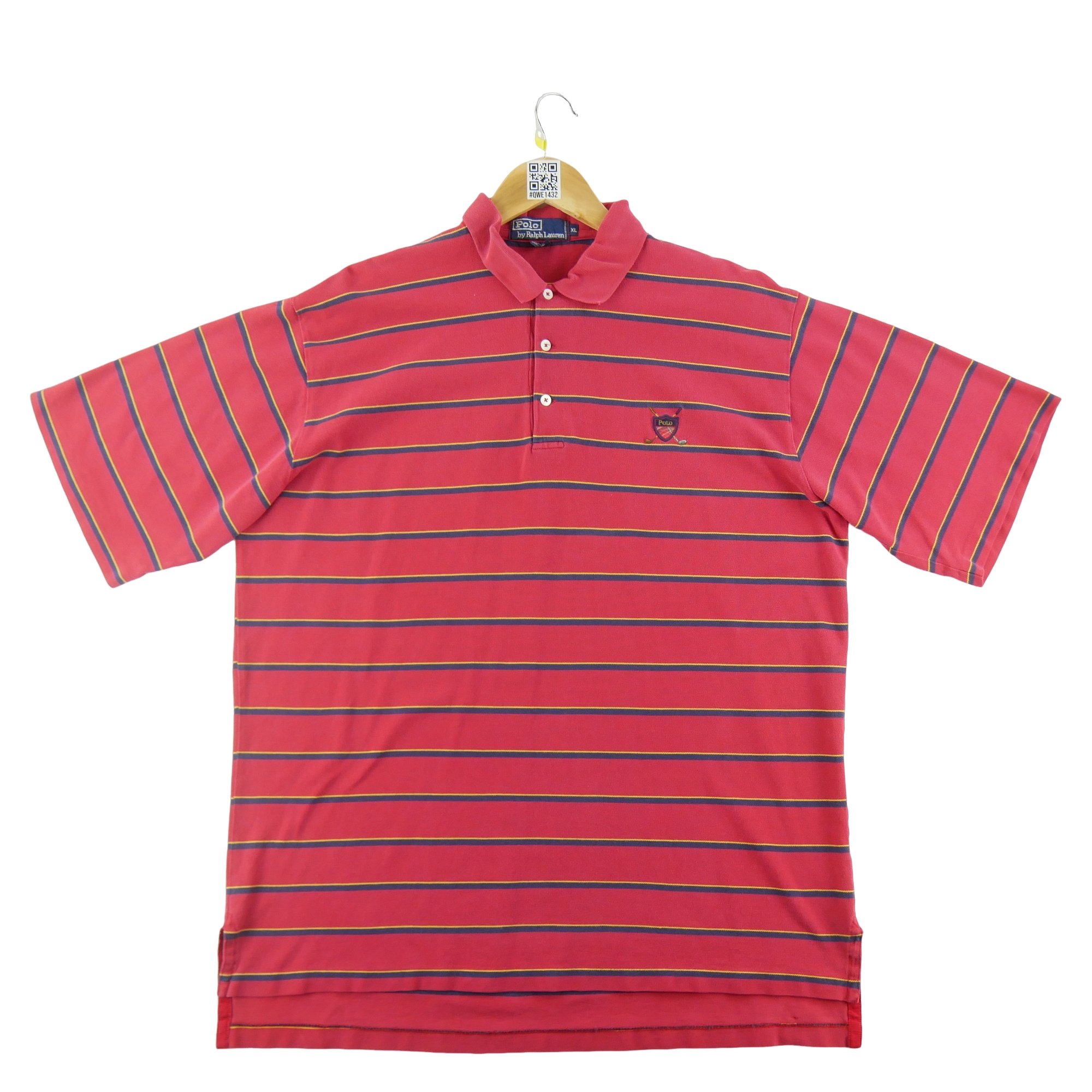 Polo manches courtes Homme  Rouge 3