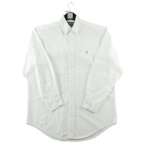 Chemise classiques homme manches longues blanc Polo Ralph Lauren