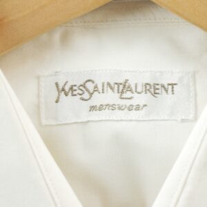 Chemise classiques homme manches longues blanc Yves Saint Laurent