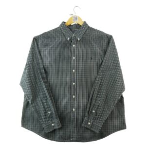 Chemise classiques homme manches longues noir Polo Ralph Lauren Motif a carreaux