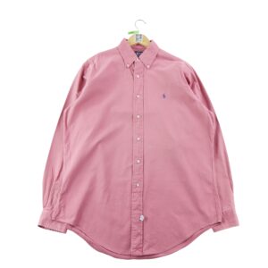 Chemise classiques homme manches longues rose Polo Ralph Lauren