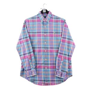 Chemise classiques homme manches longues rose Polo Ralph Lauren Motif a carreaux
