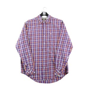 Chemise classiques homme manches longues violet Timberland Motif a carreaux