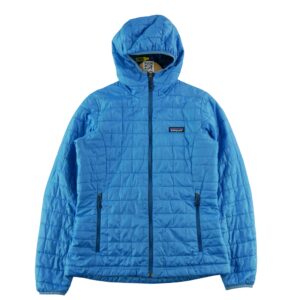 Doudoune femme manches longues bleu clair Patagonia Col Montant
