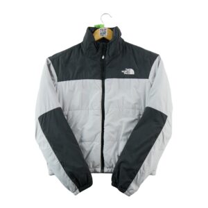 Doudoune femme manches longues gris The North Face