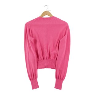Gilet femme manches longues rose Polo Ralph Lauren Col Rond