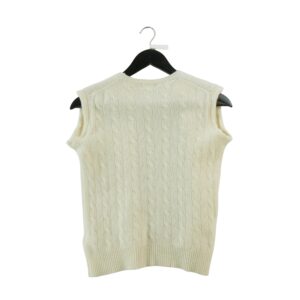 Gilet femme sans manches beige Polo Ralph Lauren Col Rond