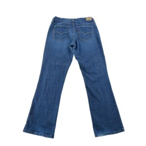 Jean coupe ajustee femme bleu Levi Strauss