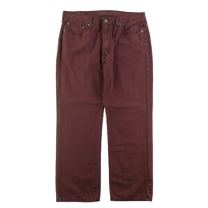 Jean coupe droite homme bordeaux Levi Strauss