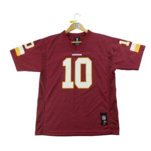 Maillot manches courtes enfant bordeaux NFL Equipe Washington Redskins