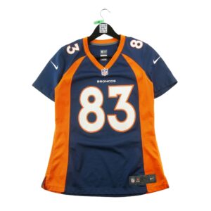 Maillot manches courtes femme marine NFL Equipe Denver Broncos