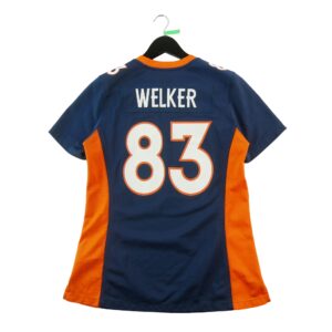 Maillot manches courtes femme marine NFL Equipe Denver Broncos