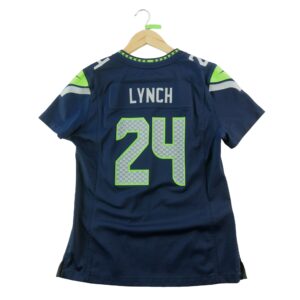 Maillot manches courtes femme marine NFL Equipe Seattle Seahawks