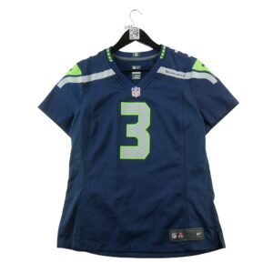 Maillot manches courtes femme marine NFL Equipe Seattle Seahawks