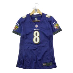 Maillot manches courtes femme violet NFL Equipe Baltimore Ravens