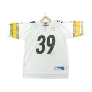 Maillot manches courtes homme blanc NFL Equipe Pittsburgh Steelers