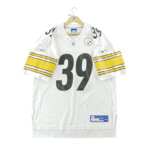 Maillot manches courtes homme blanc NFL Equipe Pittsburgh Steelers