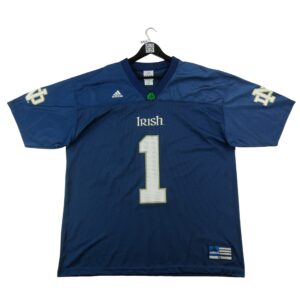 Maillot manches courtes homme bleu Adidas