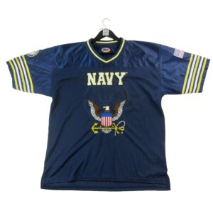 Maillot manches courtes homme marine Vintage