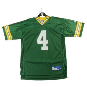 Maillot manches courtes homme vert NFL