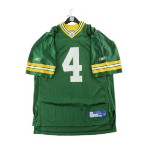 Maillot manches courtes homme vert NFL