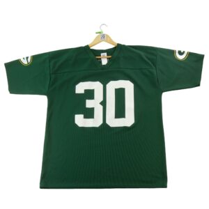 Maillot manches courtes homme vert NFL