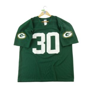 Maillot manches courtes homme vert NFL