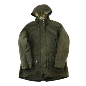 Parka femme manches longues kaki Barbour Col Montant