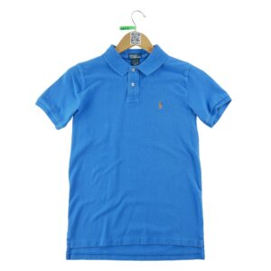Polo manches courtes femme bleu Polo Ralph Lauren Col Polo