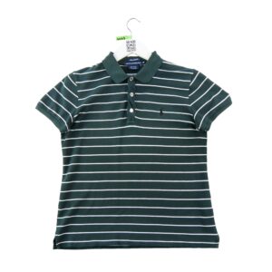 Polo manches courtes femme noir Polo Ralph Lauren Motif a rayures Col Polo