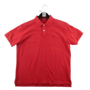 Polo manches courtes femme rouge Polo Ralph Lauren Col Polo
