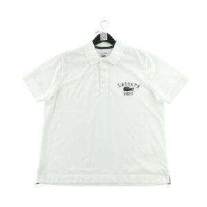 Polo manches courtes homme blanc Lacoste Col Polo