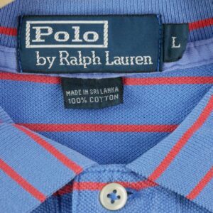 Polo manches courtes homme bleu clair Polo Ralph Lauren Motif a rayures Col Polo