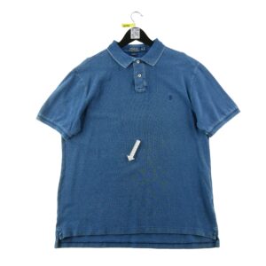 Polo manches courtes homme bleu Polo Ralph Lauren Col Polo