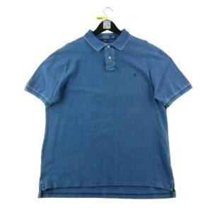 Polo manches courtes homme bleu Polo Ralph Lauren Col Polo